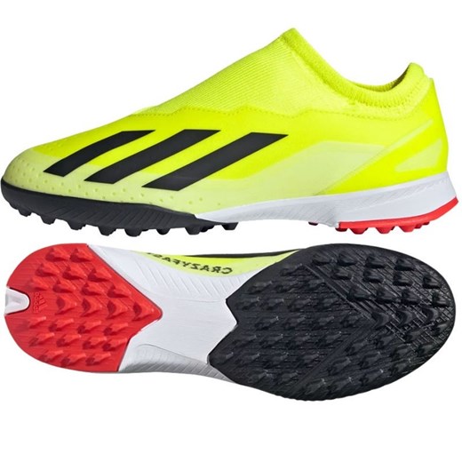 Buty adidas X Crazyfast League Ll Tf Jr IF0686 żółte ze sklepu ButyModne.pl w kategorii Buty sportowe dziecięce - zdjęcie 169030524