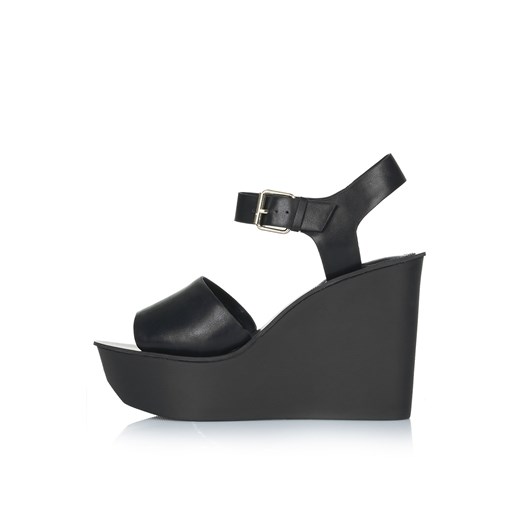 WEDDING Two-Part Wedge Sandals topshop szary 