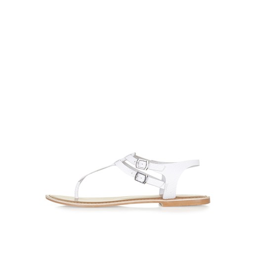 HARBOUR Toe Post Sandals topshop bialy 