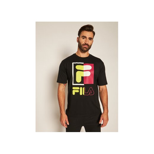 Fila T-Shirt Saku 687475 Czarny Regular Fit ze sklepu MODIVO w kategorii T-shirty męskie - zdjęcie 169046101