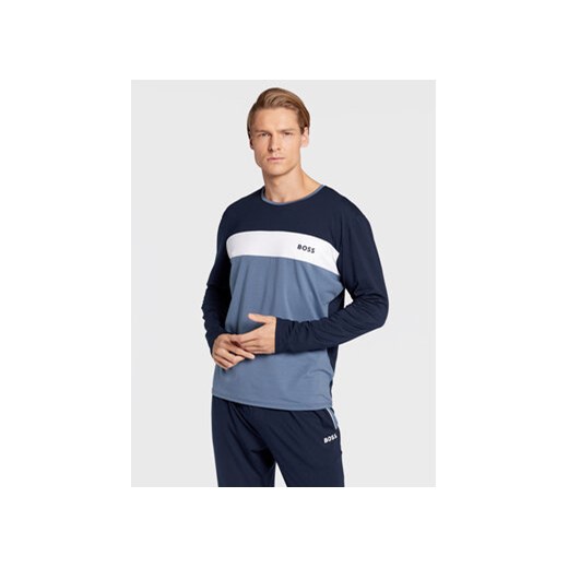 Boss Koszulka piżamowa Balance 50479293 Niebieski Regular Fit S okazyjna cena MODIVO