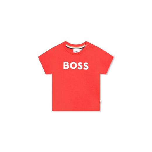 Boss T-Shirt J05999 M Czerwony Regular Fit 12M okazja MODIVO