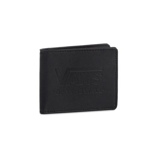 Vans Duży Portfel Męski Logo Walle VN0A3IHEBLK1 Czarny Vans uniwersalny okazja MODIVO