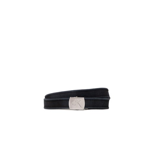Calvin Klein Pasek Męski Cut Out Slide Plaque Belt 35mm K50K509893 Czarny Calvin Klein 90 MODIVO