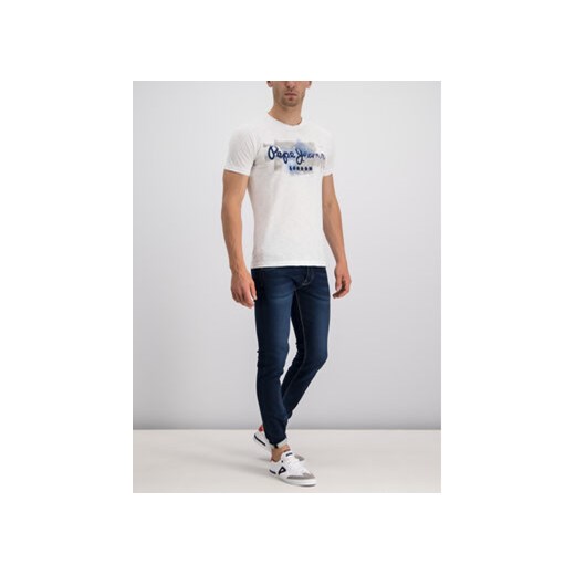 Pepe Jeans Jeansy PM201100 Granatowy Regular Fit Pepe Jeans 33_34 promocja MODIVO