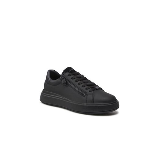 Calvin Klein Sneakersy Low Top Lace Up Zip HM0HM00746 Czarny Calvin Klein 42 okazyjna cena MODIVO