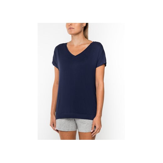 Lauren Ralph Lauren T-Shirt ILN61593 Granatowy Regular Fit ze sklepu MODIVO w kategorii Bluzki damskie - zdjęcie 169049621