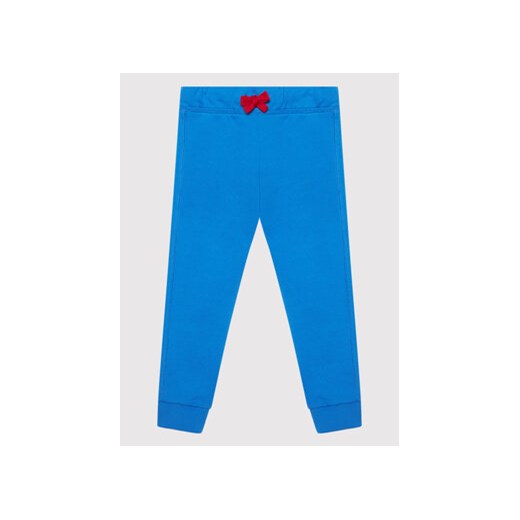 United Colors Of Benetton Spodnie dresowe 3J68I0024 Niebieski Regular Fit ze sklepu MODIVO w kategorii Spodnie chłopięce - zdjęcie 169050192