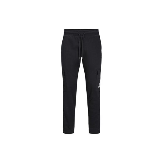 Jack&Jones Spodnie dresowe Gordon 12212524 Czarny Regular Fit ze sklepu MODIVO w kategorii Spodnie męskie - zdjęcie 169050662