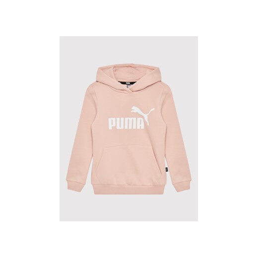 Puma Bluza Logo 587031 Różowy Regular Fit Puma 164 okazja MODIVO