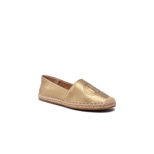 Tommy Hilfiger Espadryle Th Logo Metallic Espadrille FW0FW06318 Złoty Tommy Hilfiger 38 MODIVO