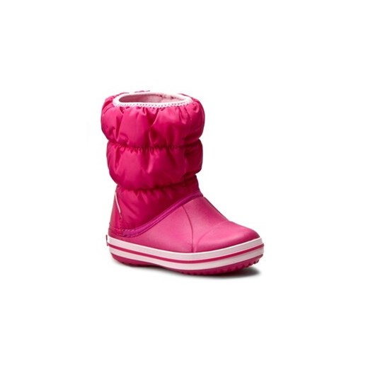 Crocs Śniegowce Winter Puff Boot Kids 14613 Różowy Crocs 29_5 MODIVO wyprzedaż