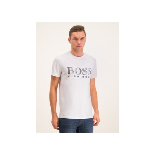 Boss T-Shirt 50407774 Biały Relaxed Fit XXL wyprzedaż MODIVO