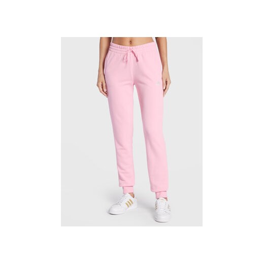 adidas Spodnie dresowe Essentials French Terry Logo HL2128 Różowy Slim Fit S okazja MODIVO
