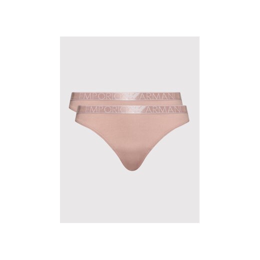 Emporio Armani Underwear Komplet 2 par stringów 163333 2R235 05671 Różowy XS promocja MODIVO