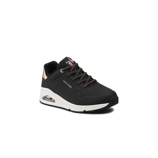 Skechers Sneakersy Uno Shimmer Away 155196/BLK Czarny Skechers 40 okazja MODIVO