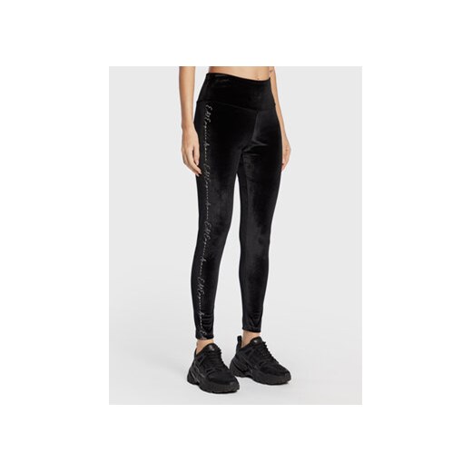 EA7 Emporio Armani Legginsy 6LTP73 TJGGZ 1200 Czarny Slim Fit S okazja MODIVO