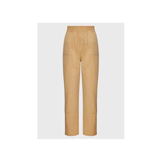 Carhartt WIP Spodnie materiałowe Unisex Montana I030622 Beżowy Regular Fit ze sklepu MODIVO w kategorii Spodnie damskie - zdjęcie 169056813