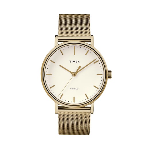 Zegarek Timex Fairfield TW2R26500 Gold/Gold one size eobuwie.pl