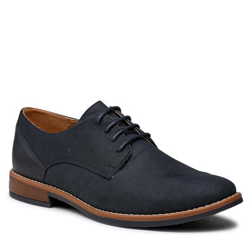 Półbuty Lanetti MYL8428-2 Cobalt Blue Lanetti 43 okazja eobuwie.pl