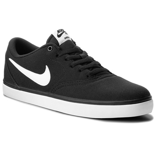 Buty Nike Sb Check Solar Cnvs 843896 001 Black/White Nike 42.5 okazyjna cena eobuwie.pl