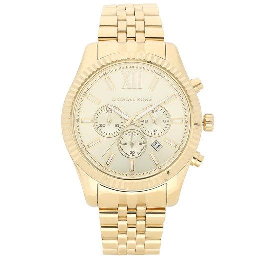 Zegarek Michael Kors Lexington MK8281 Złoty ze sklepu eobuwie.pl w kategorii Zegarki - zdjęcie 169059953