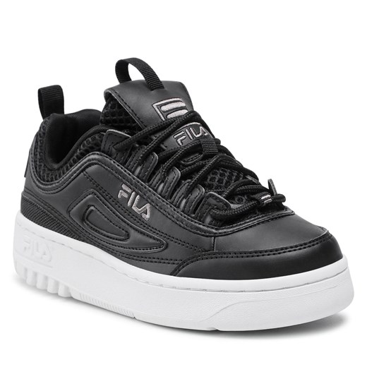 Sneakersy Fila Fx Disruptor Wmn 1011386.11X Black/Silver Fila 39 eobuwie.pl