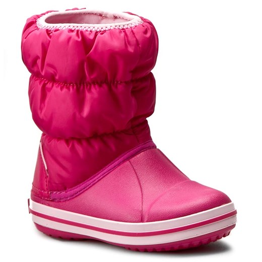 Śniegowce Crocs Winter Puff Boot Kids 14613 Candy Pink Crocs 30.5 okazja eobuwie.pl