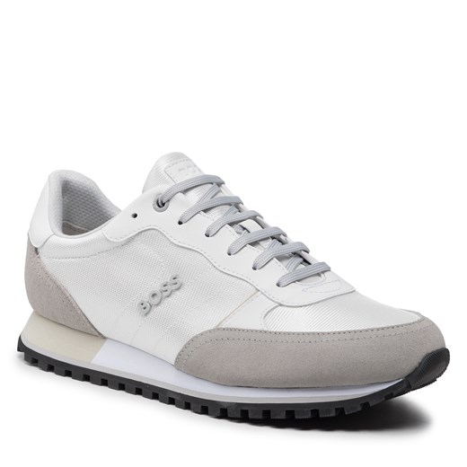 Sneakersy Boss Parkour 50470152 10240037 01 Open White 120 42 eobuwie.pl