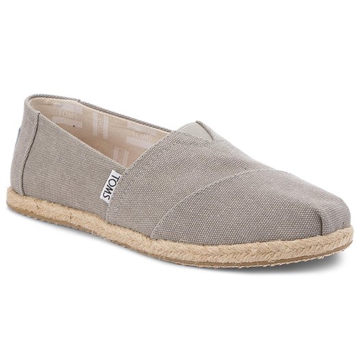 Espadryle Toms Classic 10009754 Drizzle Grey Washed Toms 38 eobuwie.pl