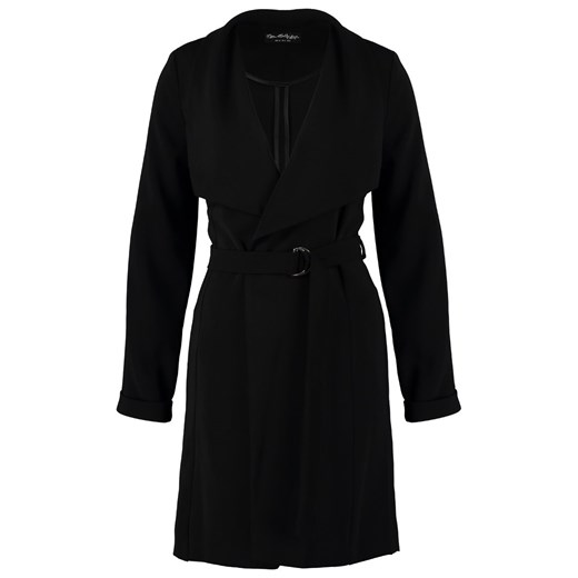 Miss Selfridge Płaszcz wełniany /Płaszcz klasyczny black zalando czarny abstrakcyjne wzory