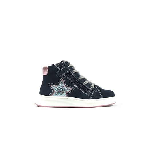 Richter Shoes Skórzane sneakersy w kolorze czarnym ze sklepu Limango Polska w kategorii Trampki dziecięce - zdjęcie 169093252