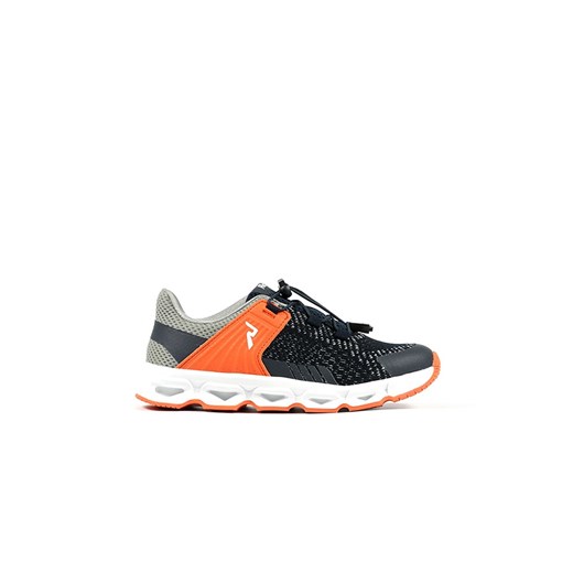 Richter Shoes Sneakersy w kolorze granatowo-pomarańczowym ze sklepu Limango Polska w kategorii Buty sportowe dziecięce - zdjęcie 169093510