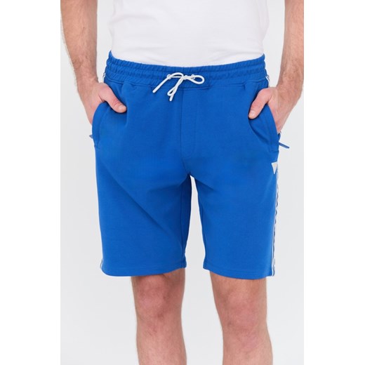 GUESS Niebieskie shorty Arlo, Wybierz rozmiar XL ze sklepu outfit.pl w kategorii Spodenki męskie - zdjęcie 169097973