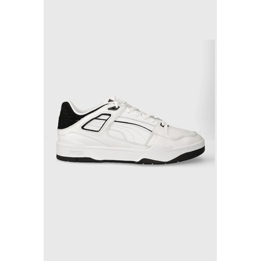 Puma sneakersy skórzane kolor biały ze sklepu PRM w kategorii Buty sportowe męskie - zdjęcie 169098071