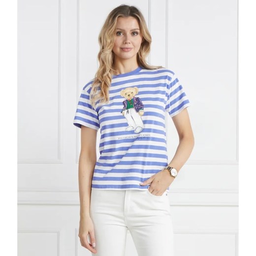 POLO RALPH LAUREN T-shirt | Regular Fit ze sklepu Gomez Fashion Store w kategorii Bluzki damskie - zdjęcie 169099651