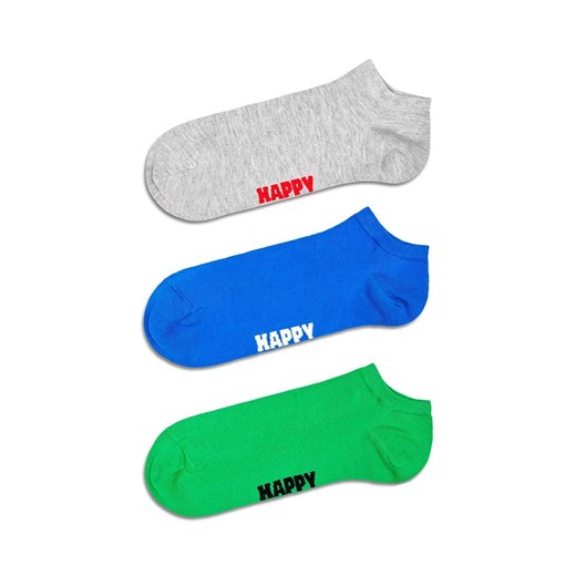 Happy Socks skarpetki Solid Low 3-pack ze sklepu ANSWEAR.com w kategorii Skarpetki damskie - zdjęcie 169105640