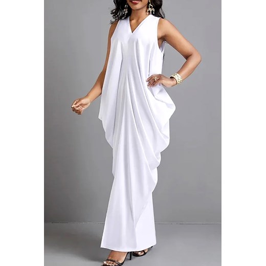 Sukienka IDENSIDA WHITE ze sklepu Ivet Shop w kategorii Sukienki - zdjęcie 169107104