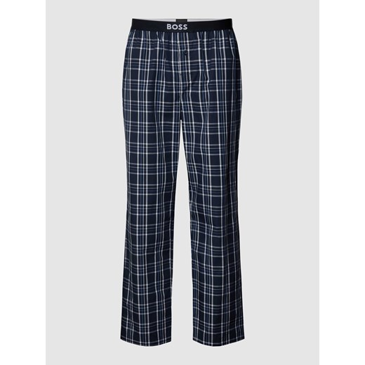 Spodnie dresowe ze wzorem w kratę ze sklepu Peek&Cloppenburg  w kategorii Spodnie męskie - zdjęcie 169110594