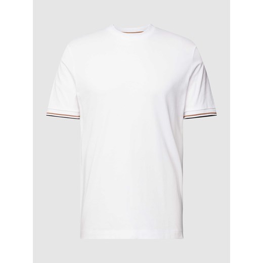 T-shirt z charakterystycznymi dla marki paskami w kontrastowym kolorze model ‘Thompson’ ze sklepu Peek&Cloppenburg  w kategorii T-shirty męskie - zdjęcie 169110680