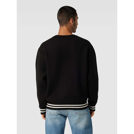 Sweter z dzianiny z paskami w kontrastowym kolorze model ‘ONYX’ M Peek&Cloppenburg 