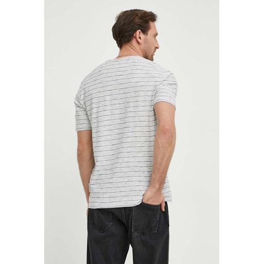 Marc O&apos;Polo t-shirt bawełniany męski kolor biały wzorzysty XL ANSWEAR.com