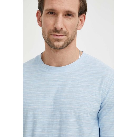 Marc O&apos;Polo t-shirt bawełniany męski kolor niebieski wzorzysty L ANSWEAR.com