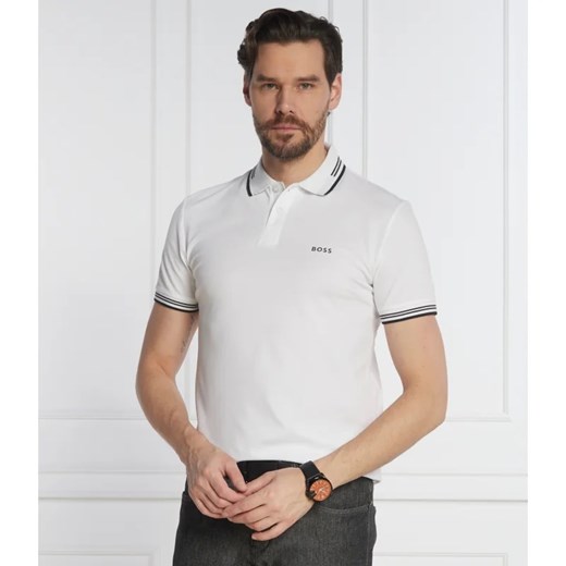 BOSS HUGO t-shirt męski biały z krótkim rękawem