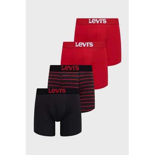 Levi's bokserki 4-pack męskie kolor czarny M PRM