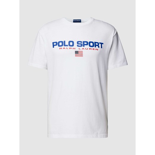 T-shirt męski Polo Sport z bawełny 
