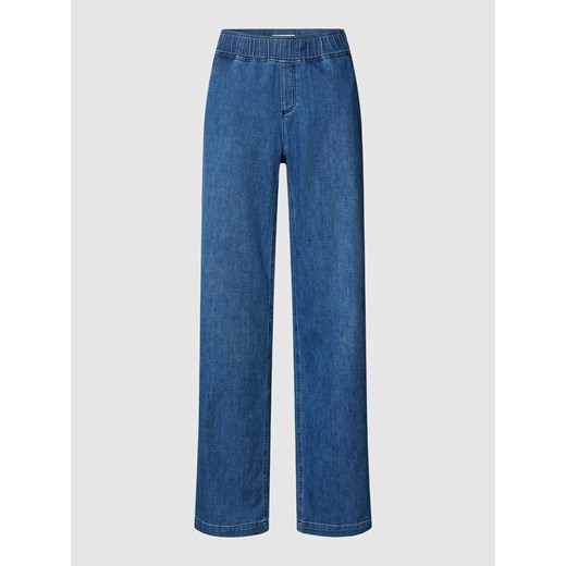 Jeansy z szeroką nogawką i elastycznym pasem model ‘STYLE.MAINE’ 42S Peek&Cloppenburg 