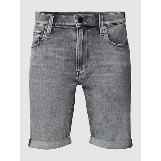 Szorty jeansowe o kroju slim fit z 5 kieszeniami ze sklepu Peek&Cloppenburg  w kategorii Spodenki męskie - zdjęcie 169123431