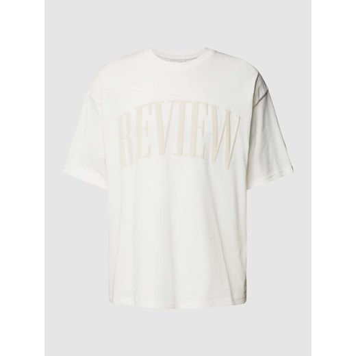 T-shirt o kroju oversized z nadrukiem z logo ze sklepu Peek&Cloppenburg  w kategorii T-shirty męskie - zdjęcie 169123510