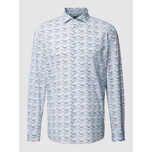Koszula casualowa o kroju regular fit ze wzorem na całej powierzchni ze sklepu Peek&Cloppenburg  w kategorii Koszule męskie - zdjęcie 169123534